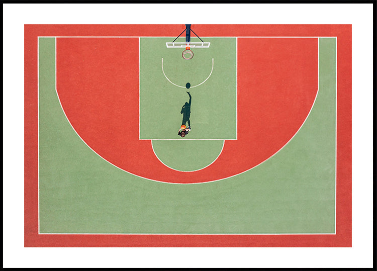 Basket-ball de l'ombre Poster