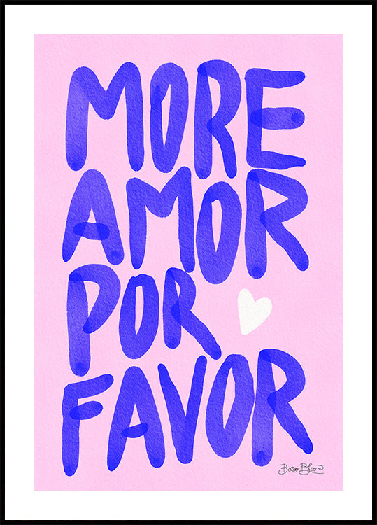 Plus d'Amor Por Favor Poster