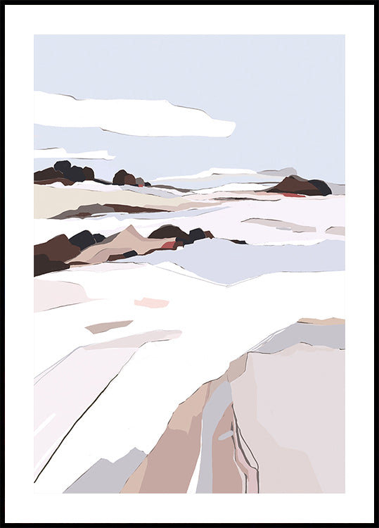 Vue givrée l Poster