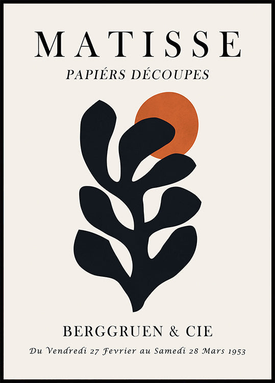 Affiche florale Matisse 9