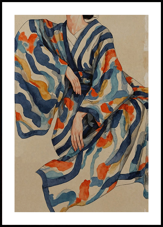 Modèles de kimono fluides
