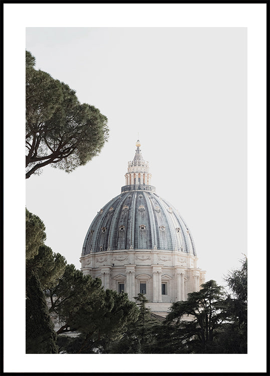 Affiche du dôme de la basilique Saint-Pierre