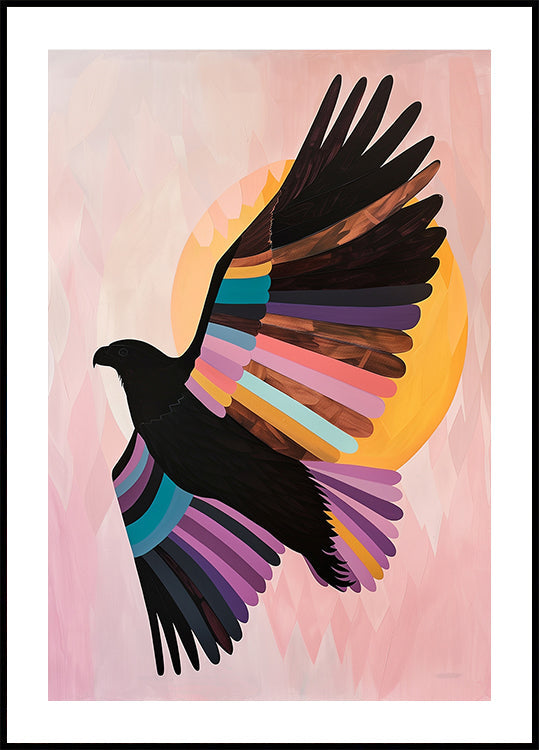 Oiseau éveillé Poster