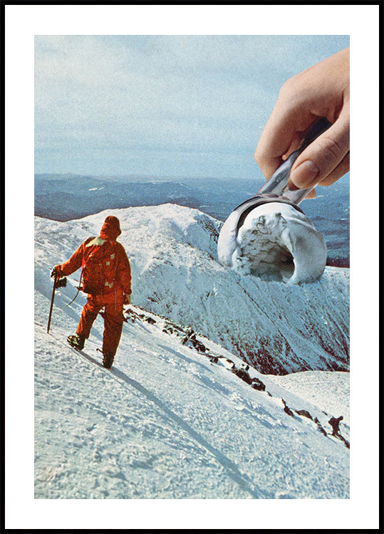 Ice Cream Mountain - Biscuits et crème Poster