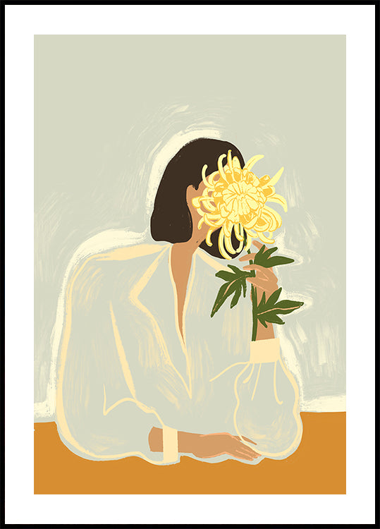 Le chrysanthème Poster