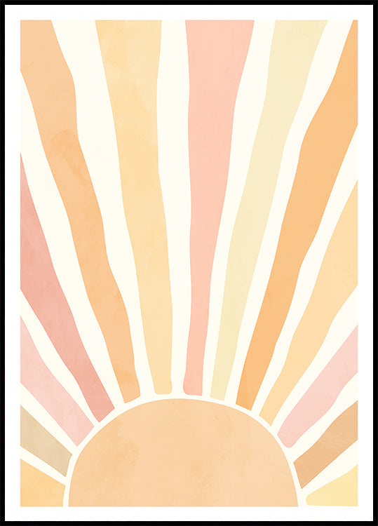 Lever de soleil bohème Poster
