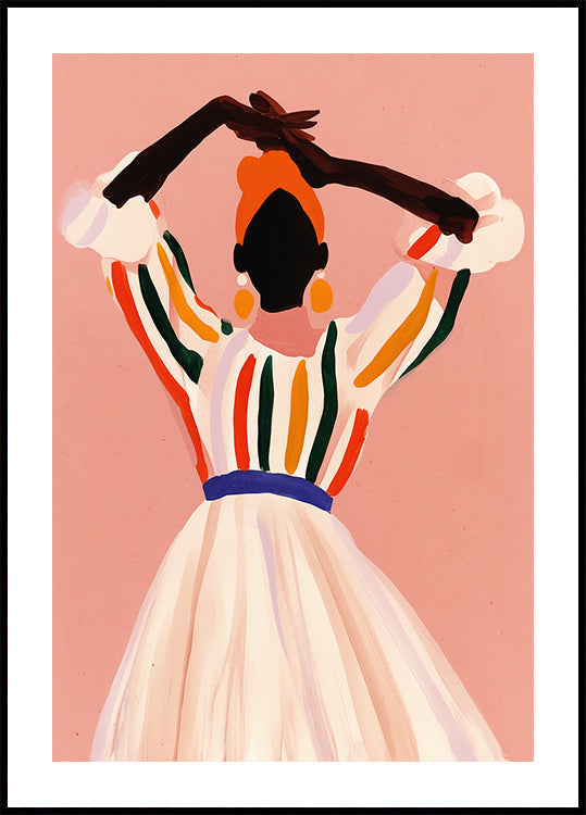 Silhouette vibrante