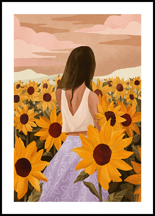 Soirées de tournesol Poster
