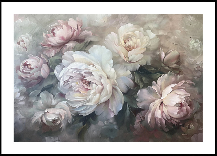 Affiche Peinture de fleurs 5 Poster
