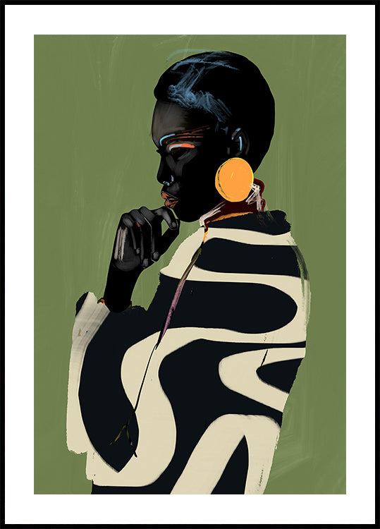 Contemplation audacieuse Poster