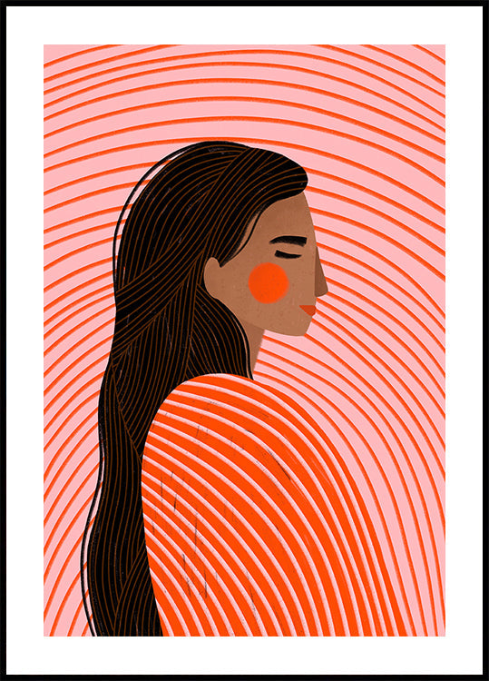 La femme aux lignes Poster