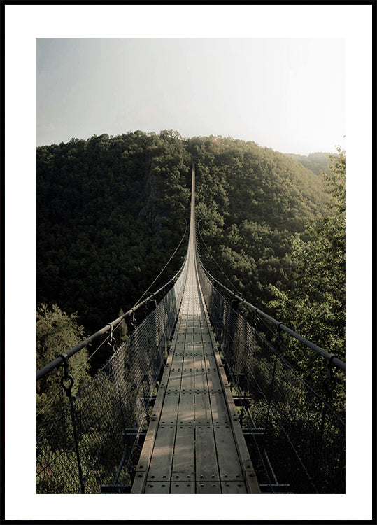 Hanging Bridge Plakat - Posterbox.dk