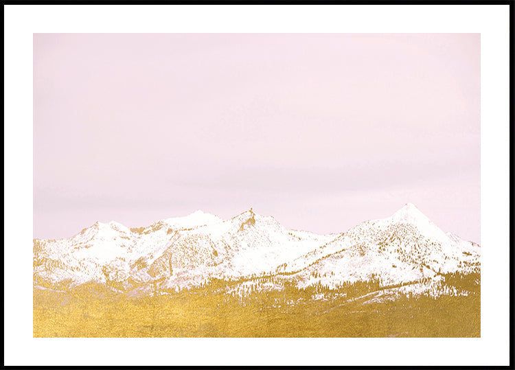 Montagnes d'or Poster