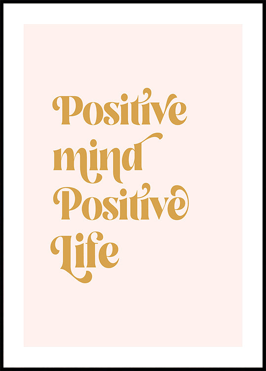 Affiche positive