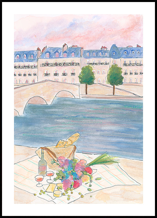 Paris pique-nique sur la Seine