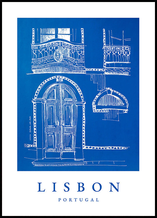 Affiche de porte de Lisbonne
