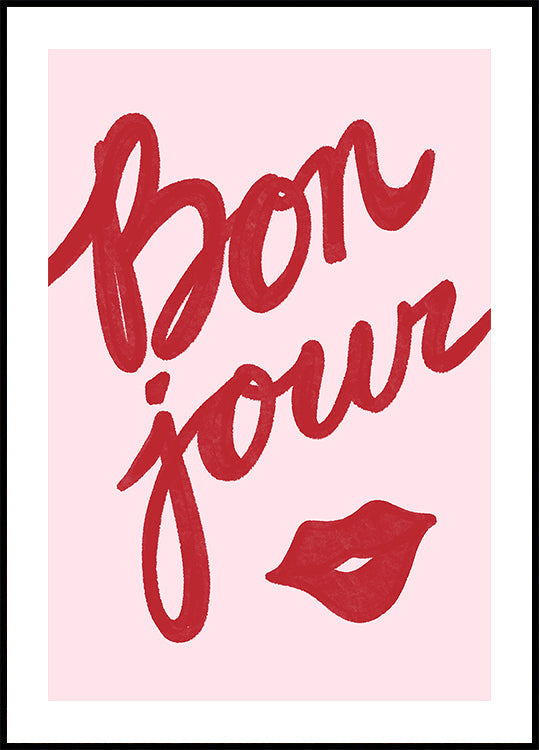 Bonjour baiser Poster