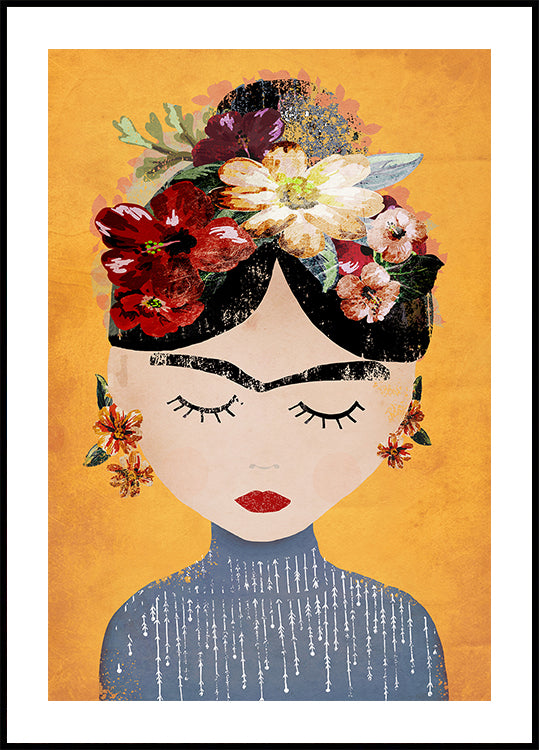 Sérénité florale Poster