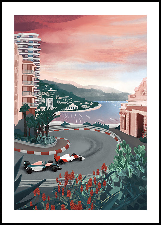 Circuit de Monaco Poster