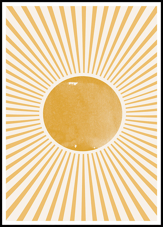 Éclatement de l'aube radieuse Poster