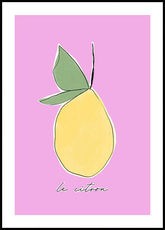 Délice aux agrumes Poster