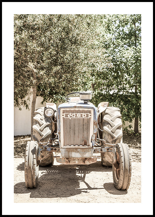 Scène de tracteur robuste Poster