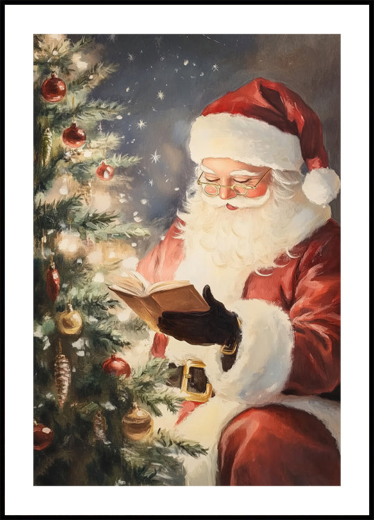 Lecture du Père Noël n ° 2 Poster