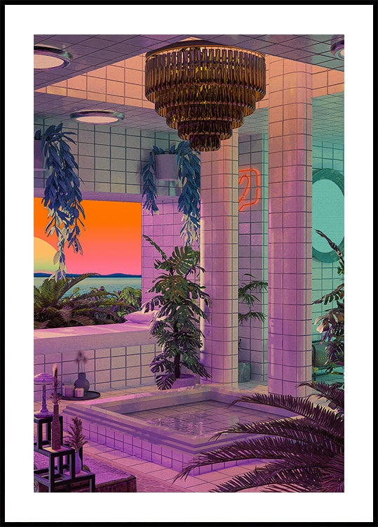 Piscine Vaporwave