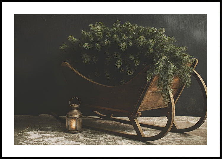 Traîneau de Noël Poster