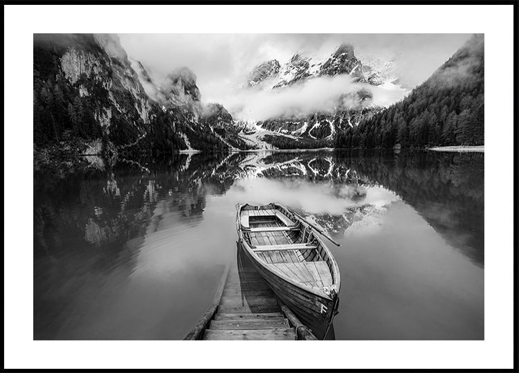 Un blanc et un noir Poster