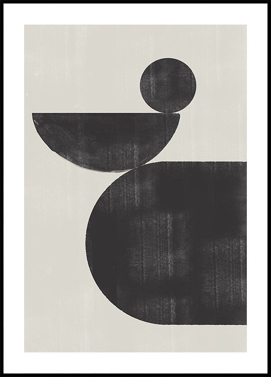 Harmonie géométrique Poster