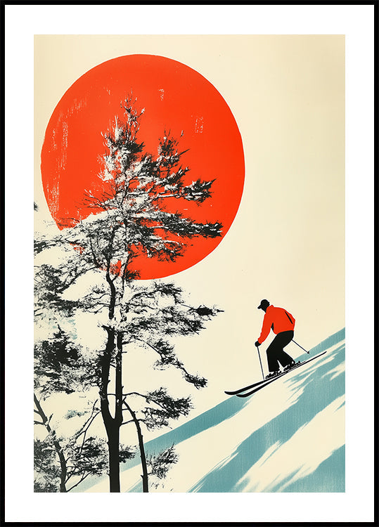 Ski au Japon Poster