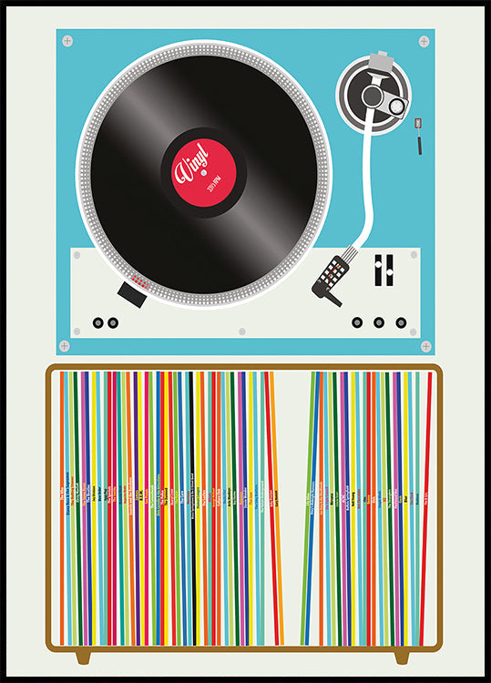 Pile de vinyle