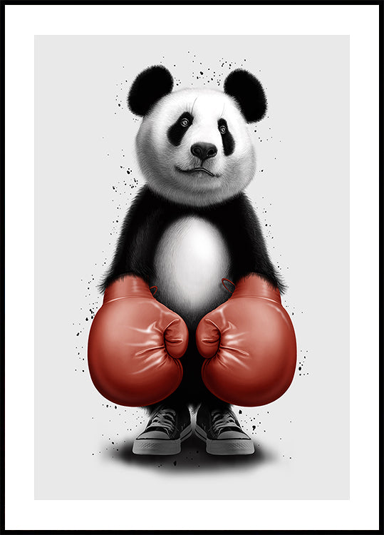 PANDA BOXEUR Poster