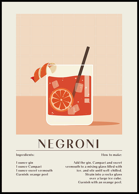 Affiche Negroni