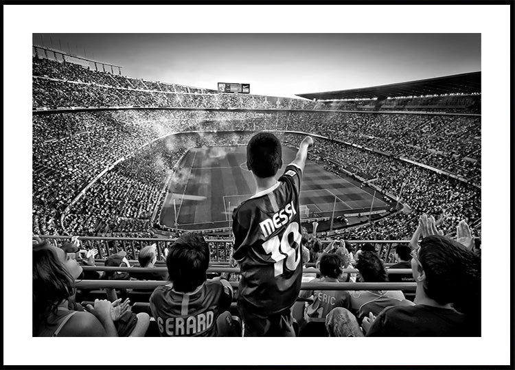 Cathédrale du Football Poster