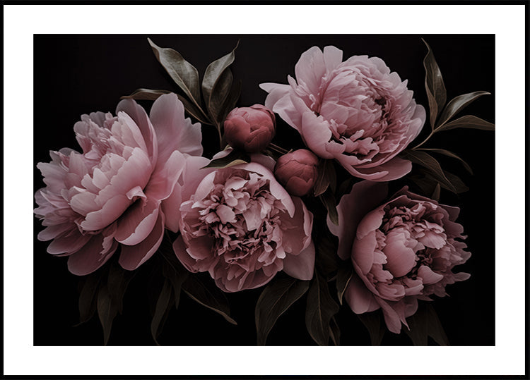 Fleurs opulentes de rêve romantique