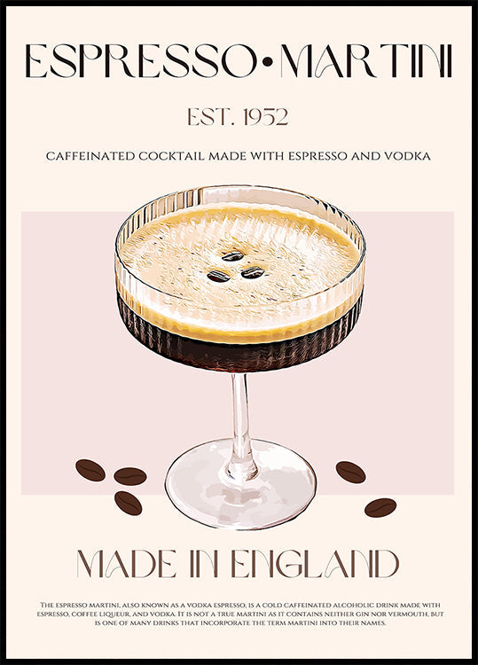 Affiche « Délice de café »