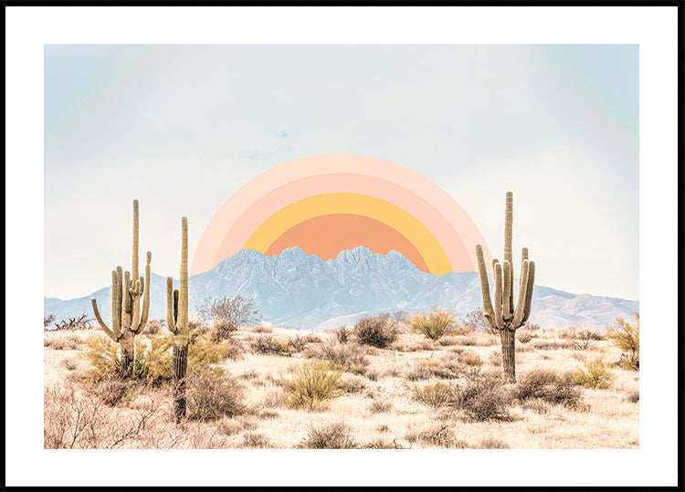 Lever du soleil en Arizona