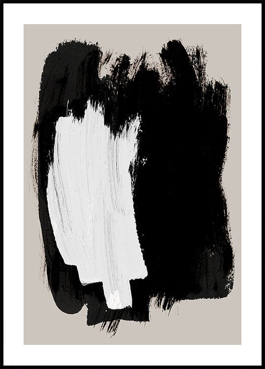 Brosse abstraite Poster