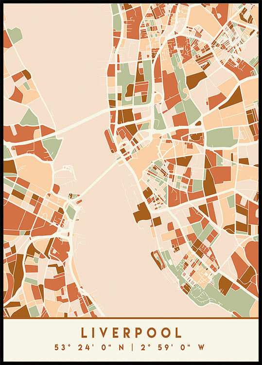 Cartes noires tons de terre 40 Poster