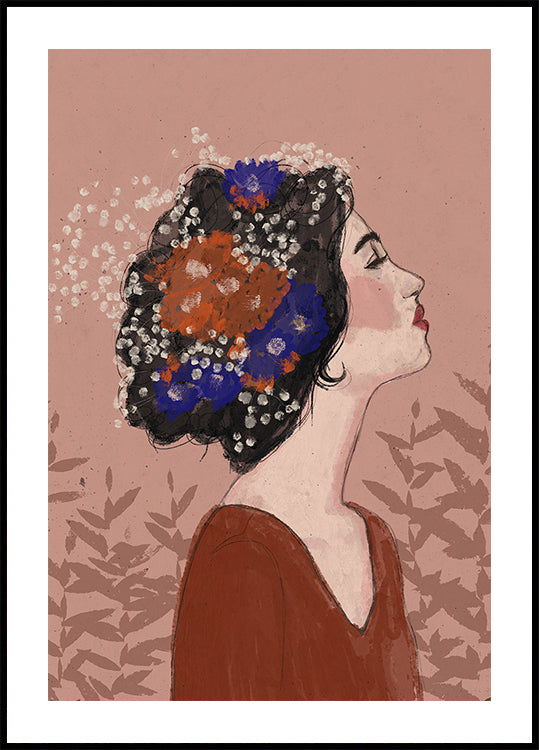 Fleurs de profil