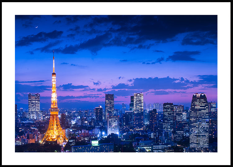 Vue nocturne de Tokyo