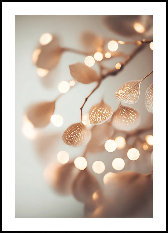 Pétales lumineux Poster