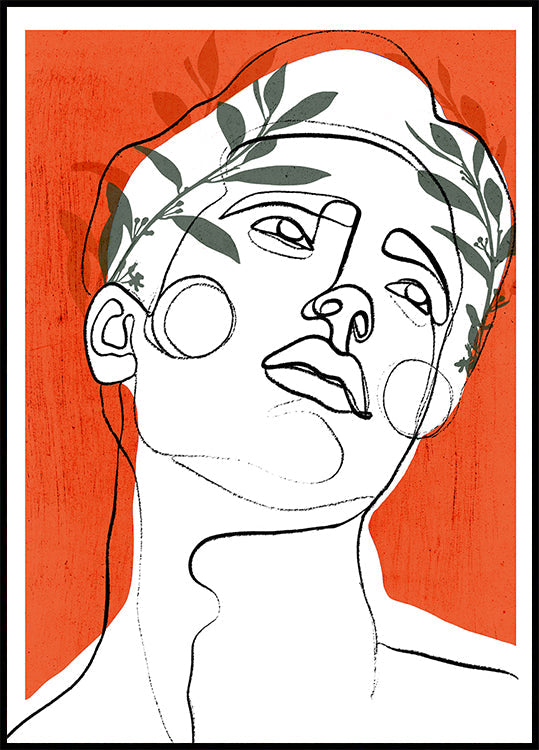 Contemplation luxuriante Poster