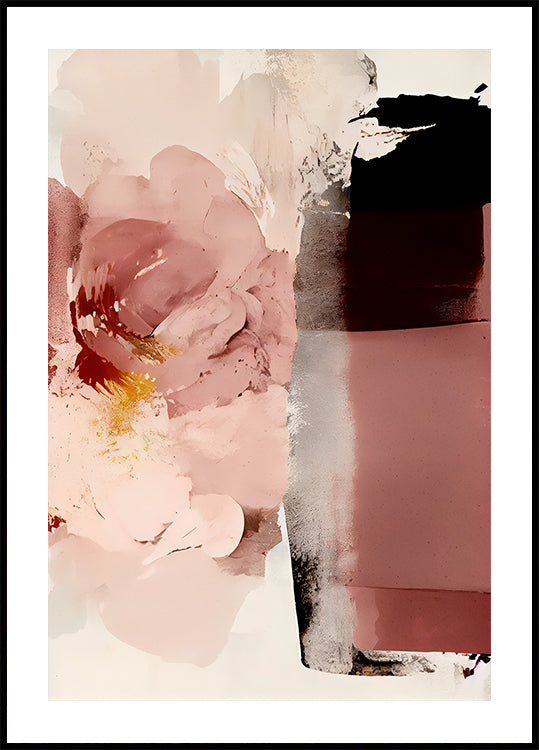 Abstraction des fleurs Poster