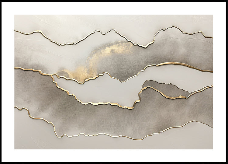 Paysage métallique nº3 Poster