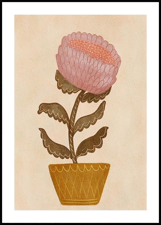 Fleur dans un vase Poster
