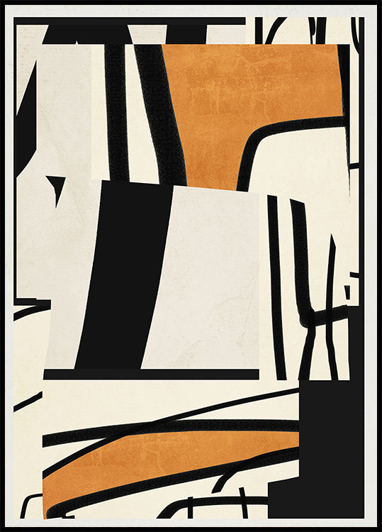Art abstrait moderne 65 Poster