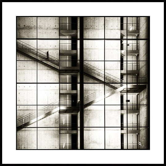 Escaliers abstraits Poster